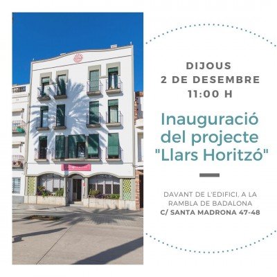 Estem de celebració! Inaugurem el projecte “Llars Horitzó”.