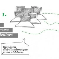 El Programa UPC Reutilitza ens dóna 3 ordinadors complerts de sobretaula