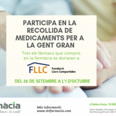 Campanya solidària de recollida de medicaments