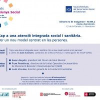 "Cataluña Social": Hacia una atención integrada social y sanitaria