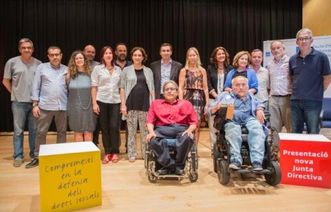 La nova Junta s'ha presentat en un acte públic a l'Auditori de l'ONCE. 